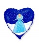 Fóliový balónik srdce- s motívom Elza- Frozen 47cm 18" 1ks/P59