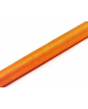 Organza - hladká oranžová 36cmx9m/P121
