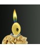 Sviečka - číslo 0 -žltý plameň