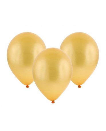 Latexové balóny metalické- lososové 11" 10ks