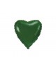 Fóliový balón srdce- zelené 18"