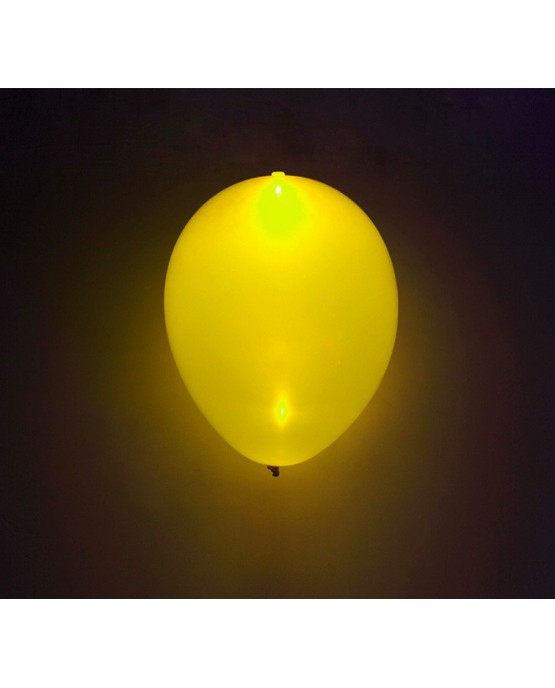 Svietiace balóniky žlté 4ks