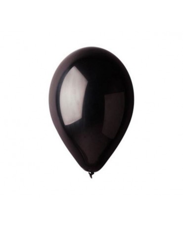 Metalické balóny čierne 12'' 100ks
