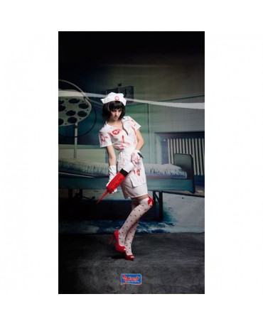 Kostým zombie zdravotná sestra S/M