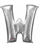 Fóliový balón - strieborné W 33x33cm