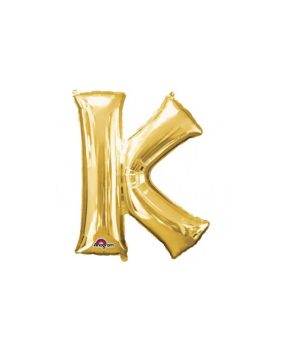 Fól. balón - zlaté K 25x33cm 1ks