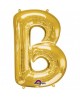 Fól. balón - zlaté B 22x33cm 1ks