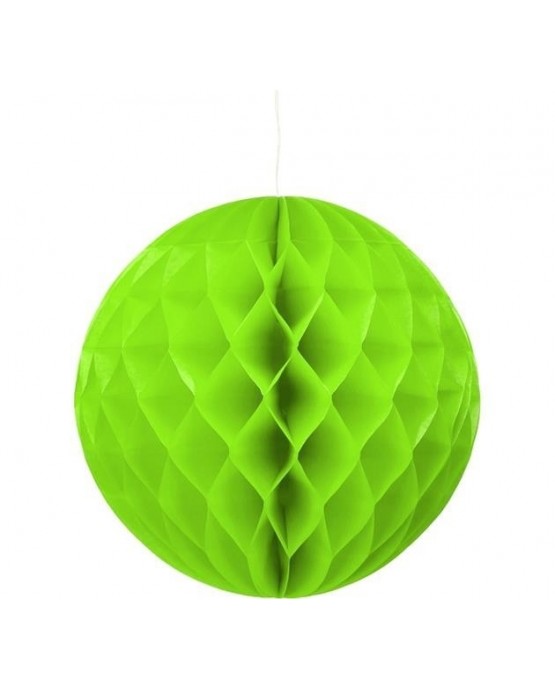 Papierová dekorácia - guľa zelená 30cm 1ks/P177