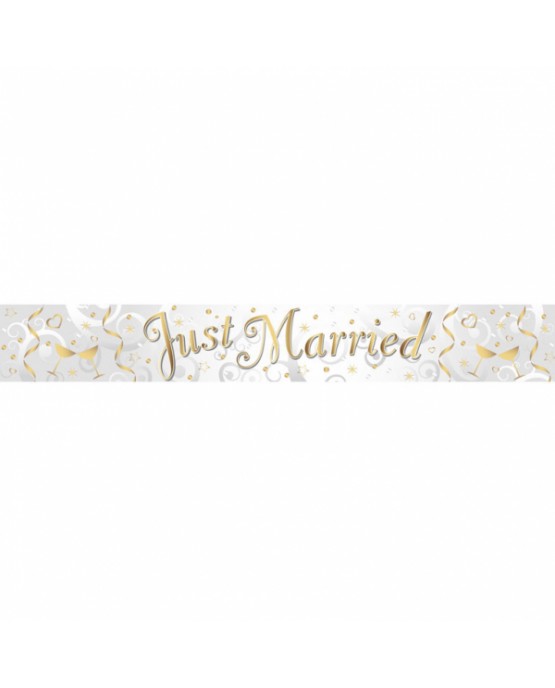 Banner Just Married 274cm