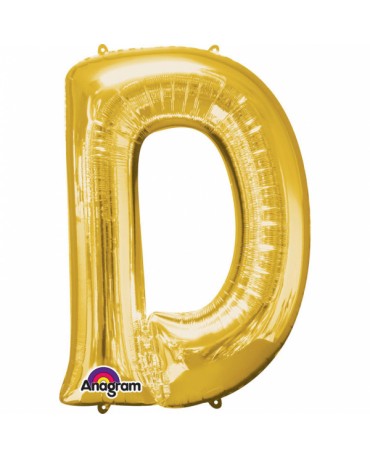 Fóliový balón - zlaté D 22x33cm