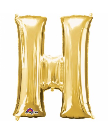 Fóliový balón - zlaté H 25x33cm