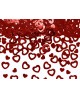 Konfety srdcia - červené 0,5 cm - 15 g