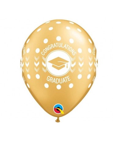 Latexové balóny Congratulations -zlaté 11" 10ks