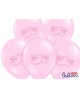 Latexové balóny -ružové topánočky 30cm 10ks