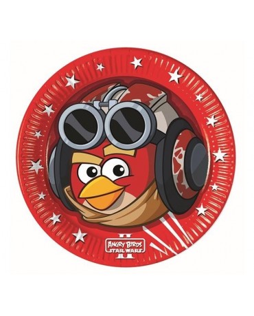 Tanierik Angry Birds - Star Wars 23 cm - 8 ks