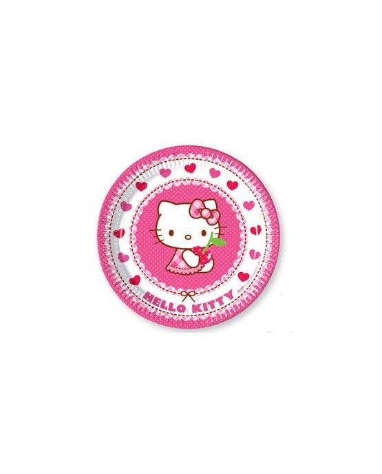 Tanieriky Hello Kitty 23 cm - 8 ks