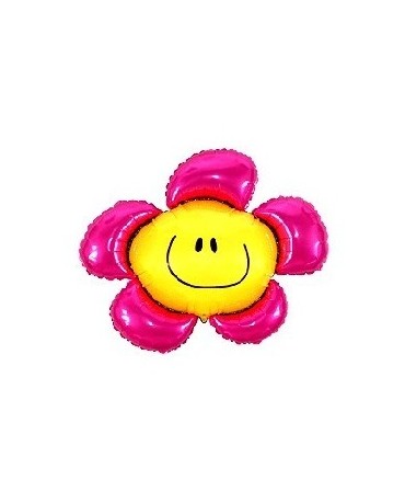 Fóliový balón Kvet - ružový 14"