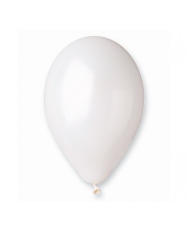 Latexové balóny metalické - perlovo biele 12" 100ks