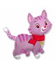 Fóliový balón ružová mačka, 24"