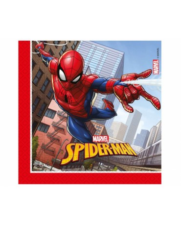 Servítky Spiderman Crime Fighter, 20 ks