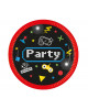 Papierové tanieriky Party 23 cm 8 ks