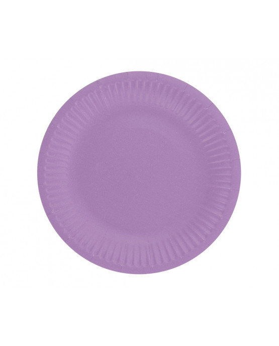 Papierové tanieriky Levandula 18 cm 6 ks