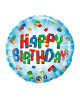 Fóliový balón Happy Birthday Lego 18"