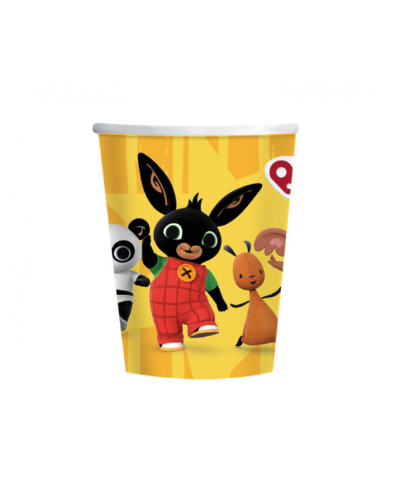 Papierové poháriky Bing 250 ml, 8 ks