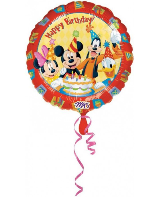 Fóliový balón Mickey Happy BDAY 18"