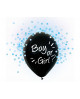 Balón Boy or Girl - ružové konfety