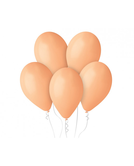 Pastelové balóny čierne 12'' 100ks