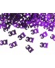 Metalické konfety číslice 30 - fialové 15 g/P90