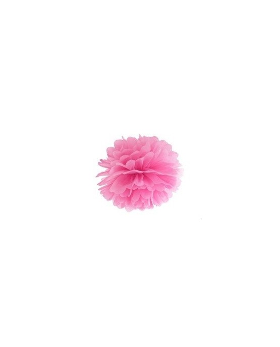 Visiaca dekorácia kvet - ružový 35cm 1ks/P3