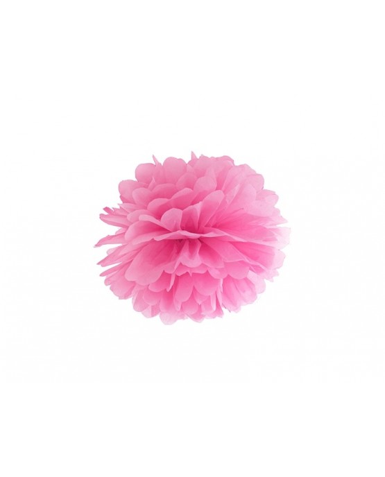 Visiaca dekorácia kvet - ružový 25cm 1ks/P4