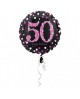 Fól. balón č. 50 - ružový 43cm