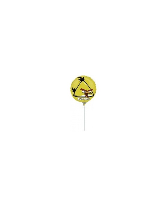 Fóliový balónik s motívom Angry Birds- žltý 23cm 1ks/P54