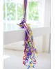 Stužky na balóniky - farebné 1,5m 10ks